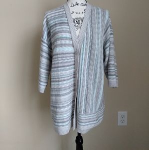 J.Jill short sleeve oversized button front cardigan size S